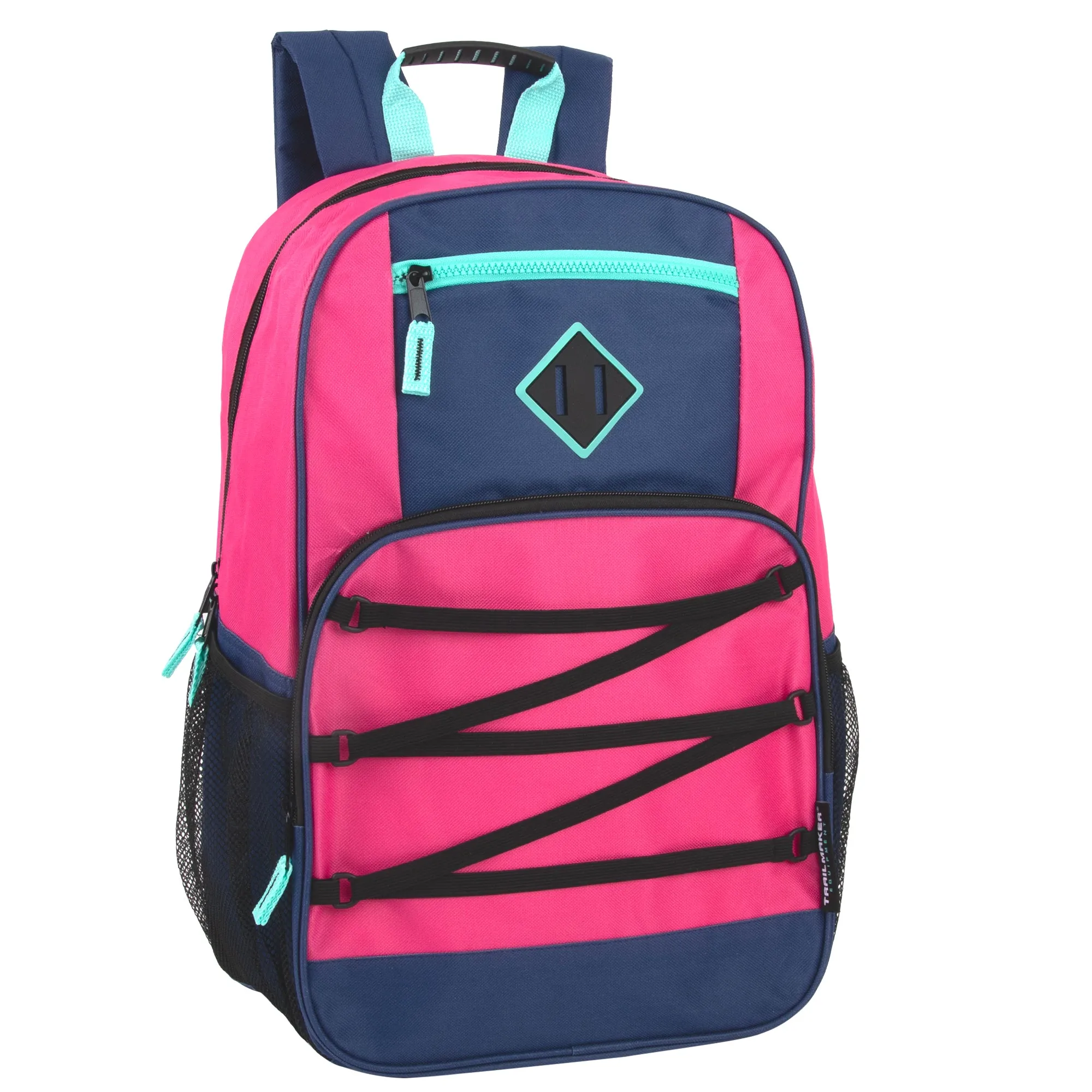 19 Inch Dome Bungee Backpack with Laptop Section - 3 Girls Colors