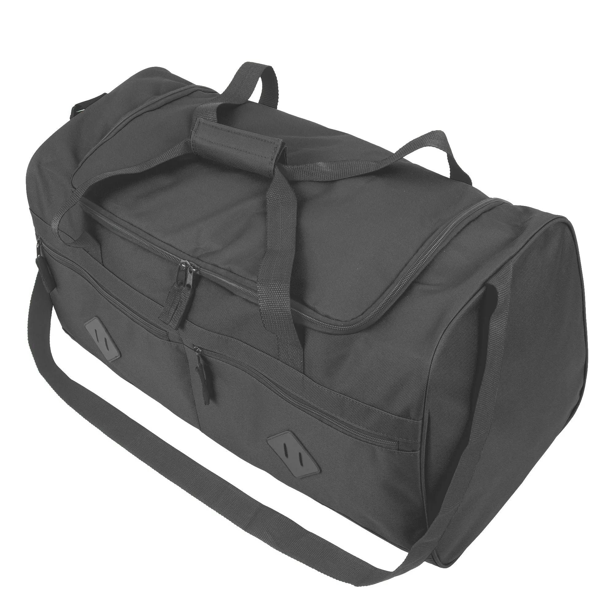 24 Inch Multi Pocket Duffle Bag - Solid Colors