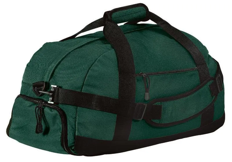 600 Denier Polyester Large Duffel With Zip Pockets