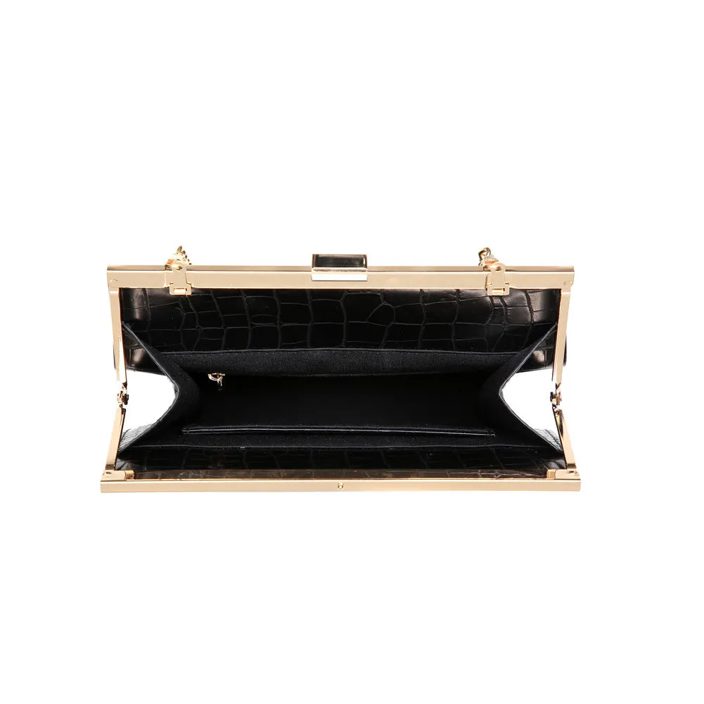 Anastasia Croc Clutch