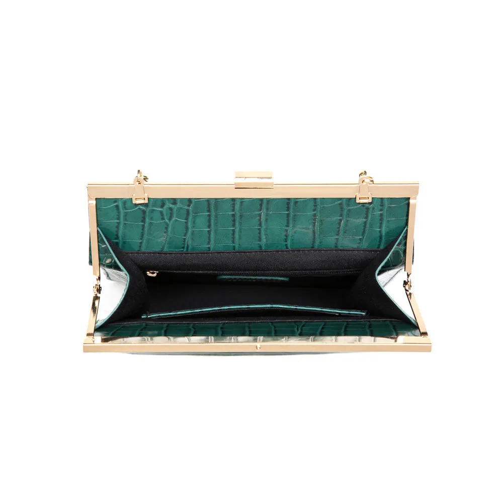 Anastasia Croc Clutch