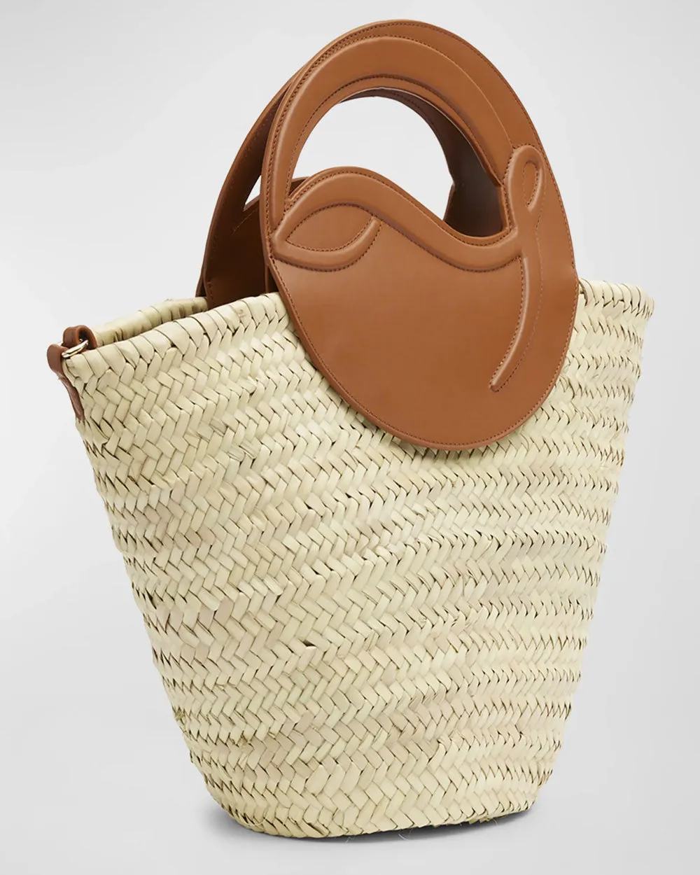 Biloumoon Basket Tote in Cuoio