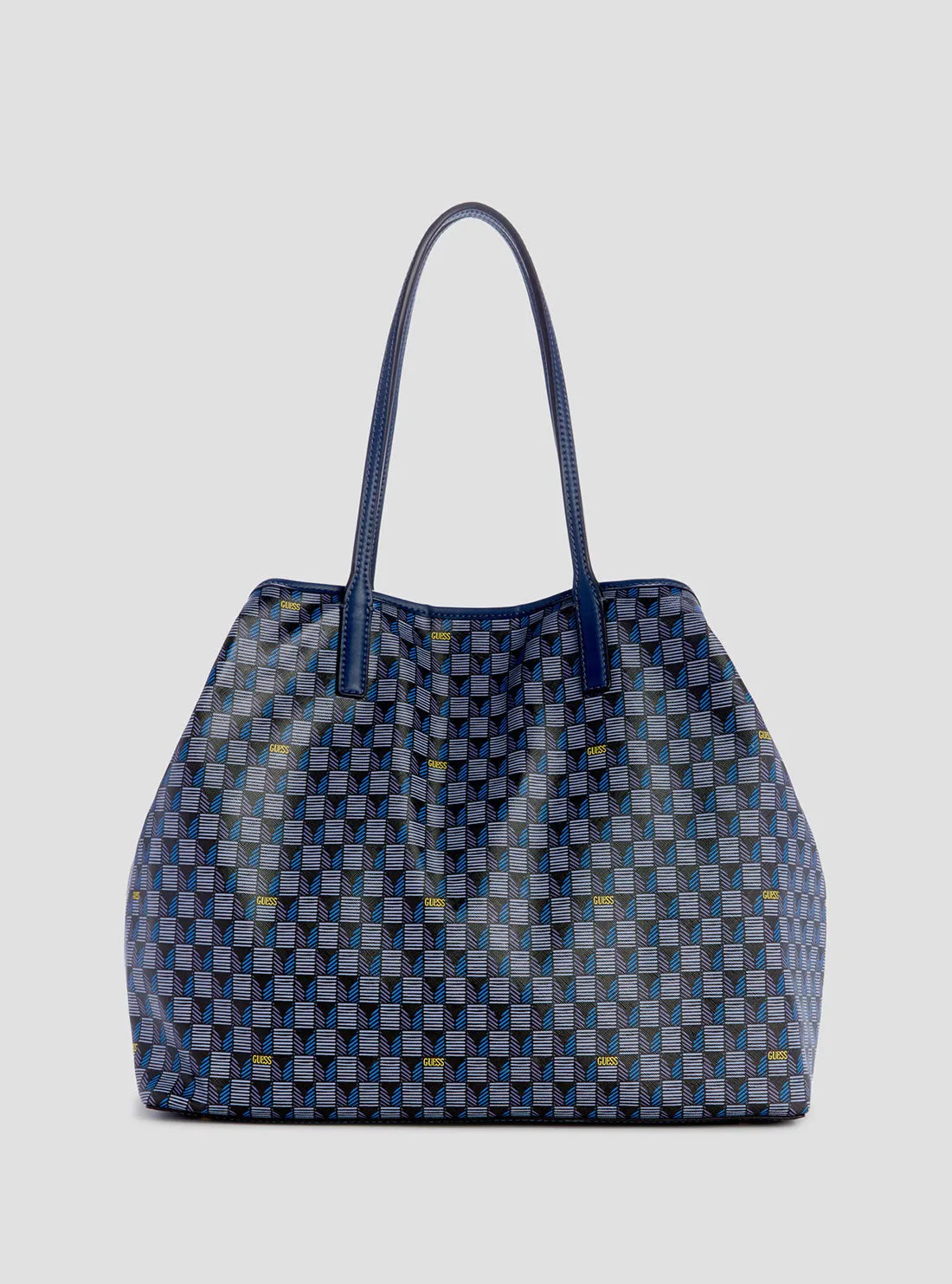 Blue Logo G Wave Large Tote Bag