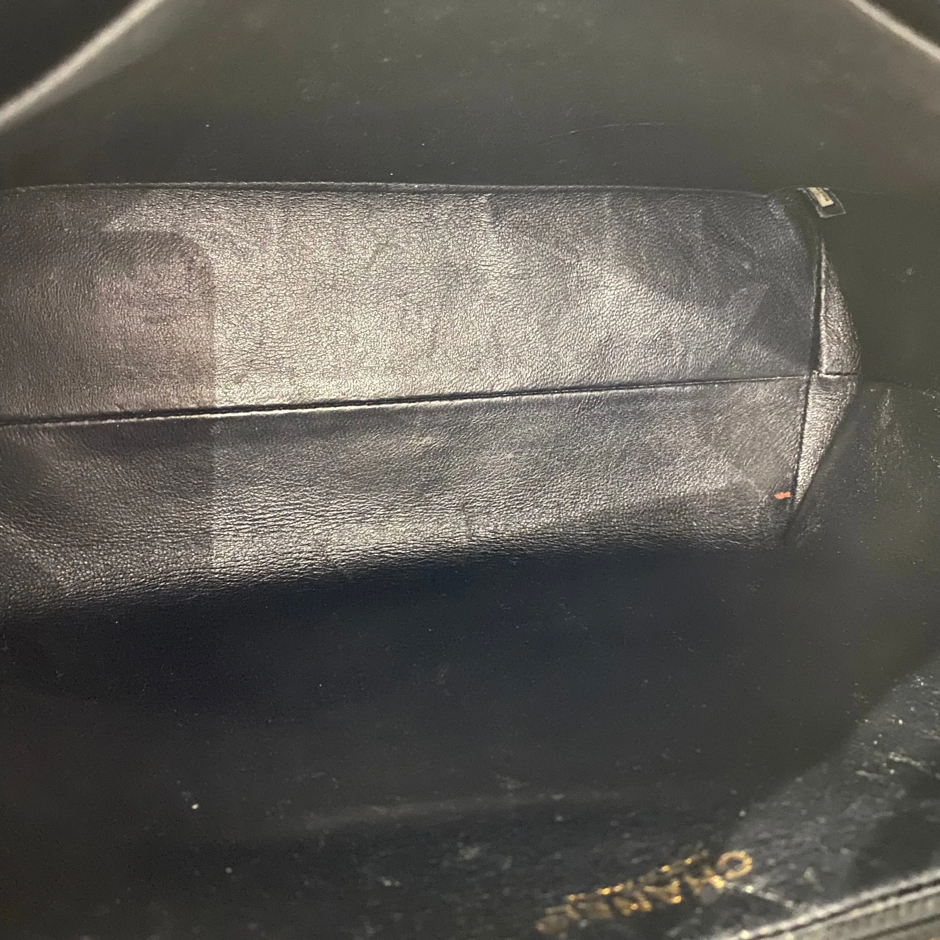 Chanel Vintage Black Caviar Tote