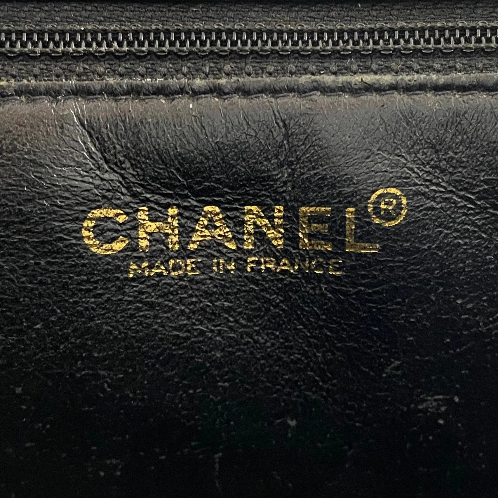 Chanel Vintage Black Caviar Tote