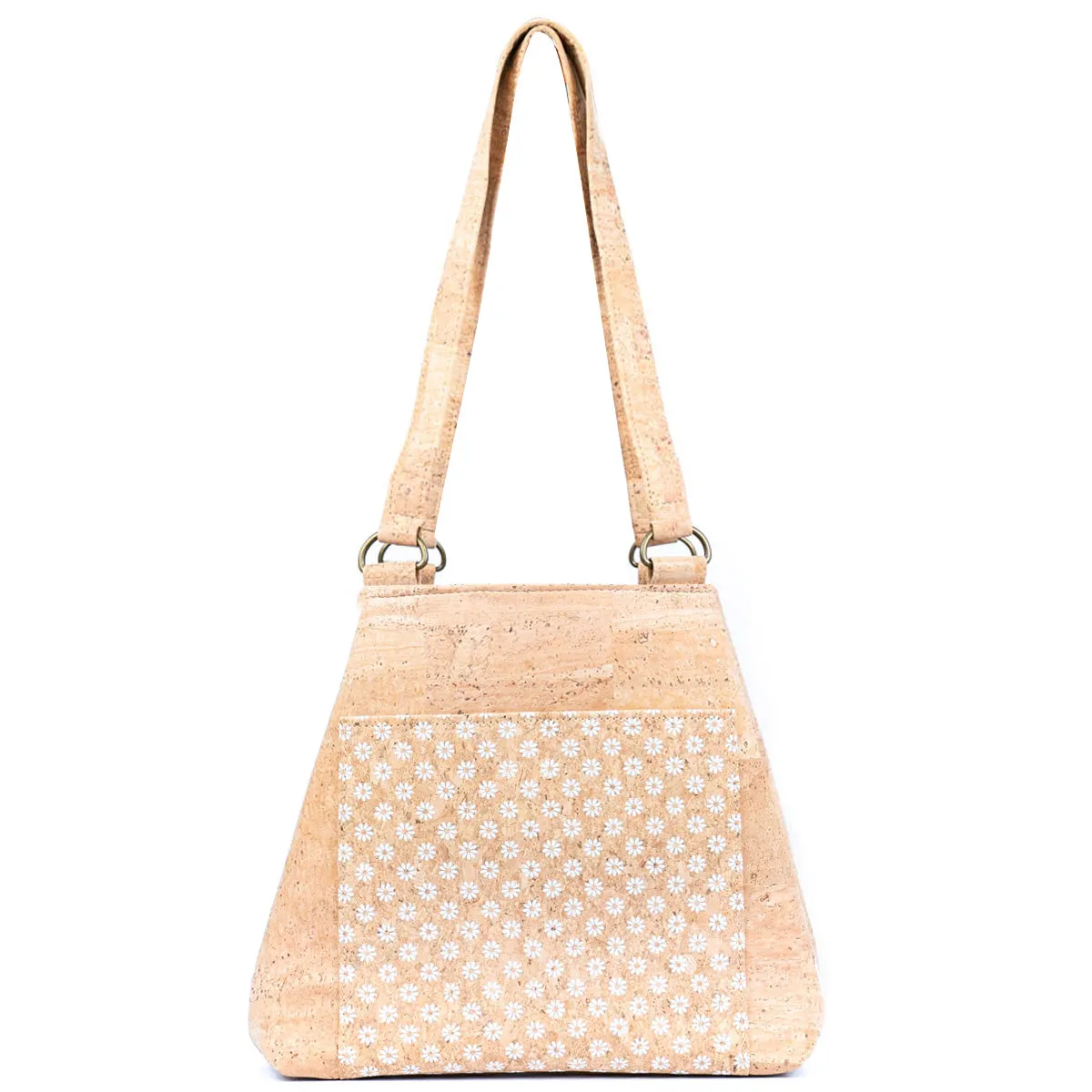 Cork Women's Tote Bag with Front Pocket BAGP-277