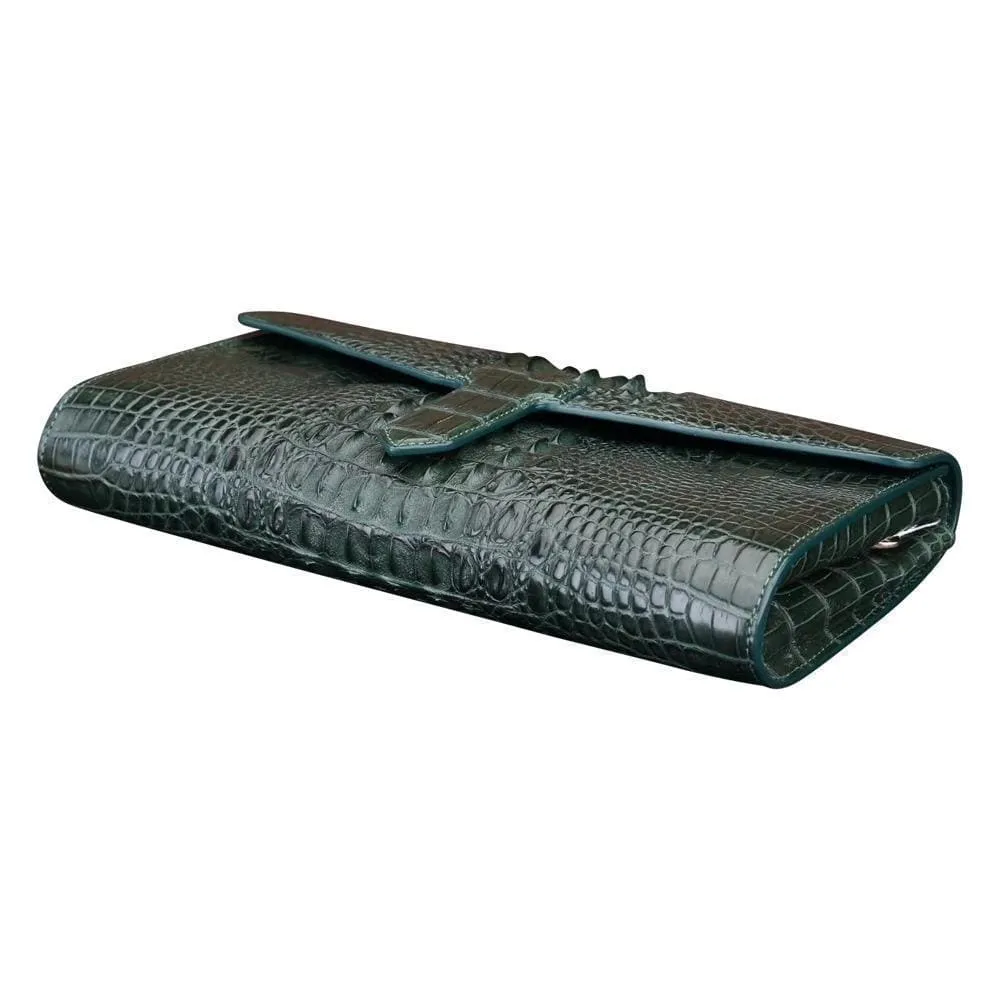 Crocodile Leather Clutches ,Shopping Bag ,Evening Clutch