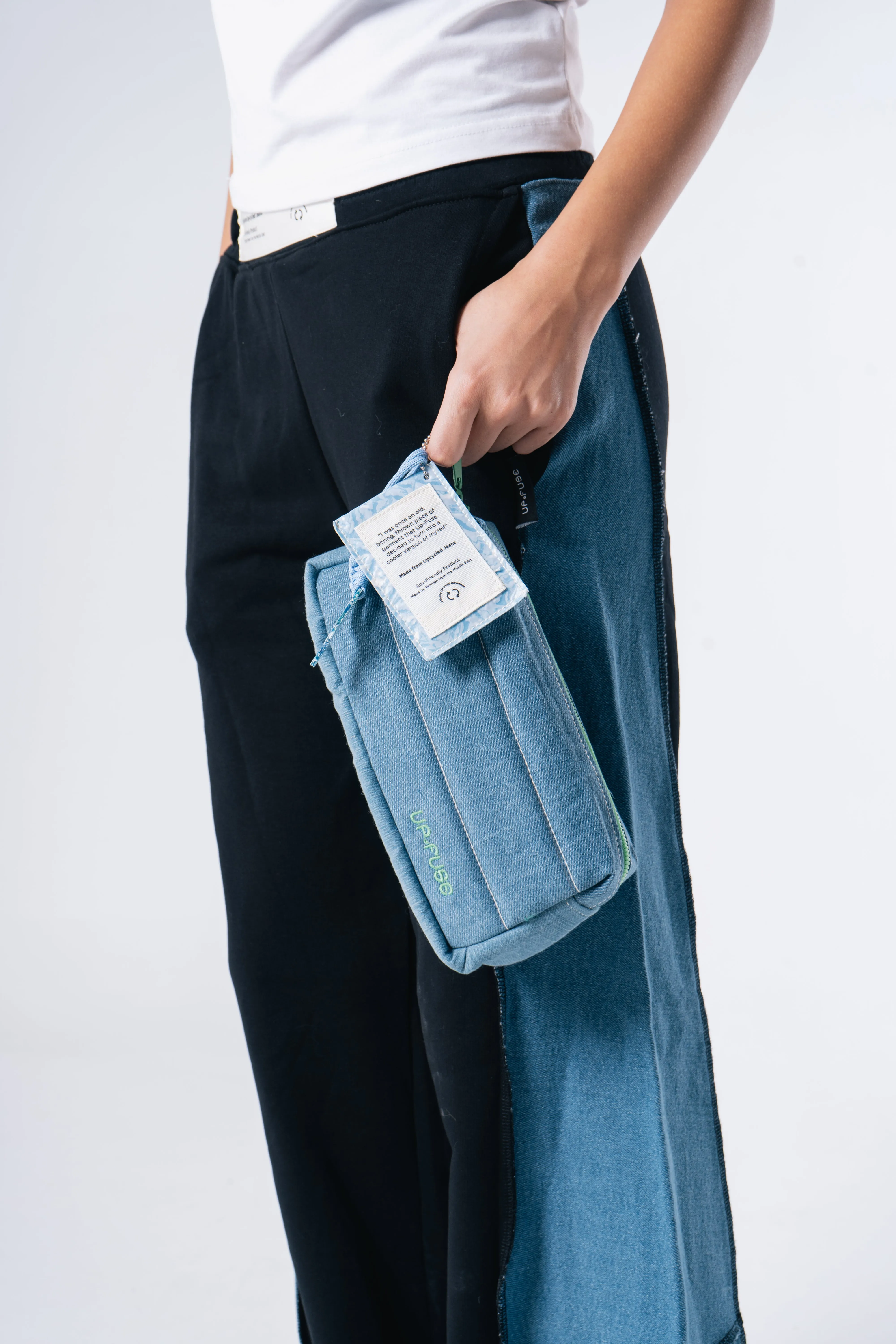 Denim Affair Pouch in Blue