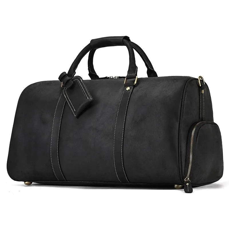 Duffel Bag for Men Crazy Horse Leather