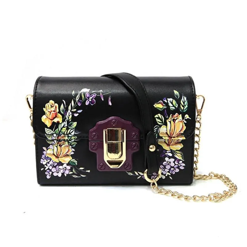 Embroidery Crossbody Bags Women Luxury Messenger Bag