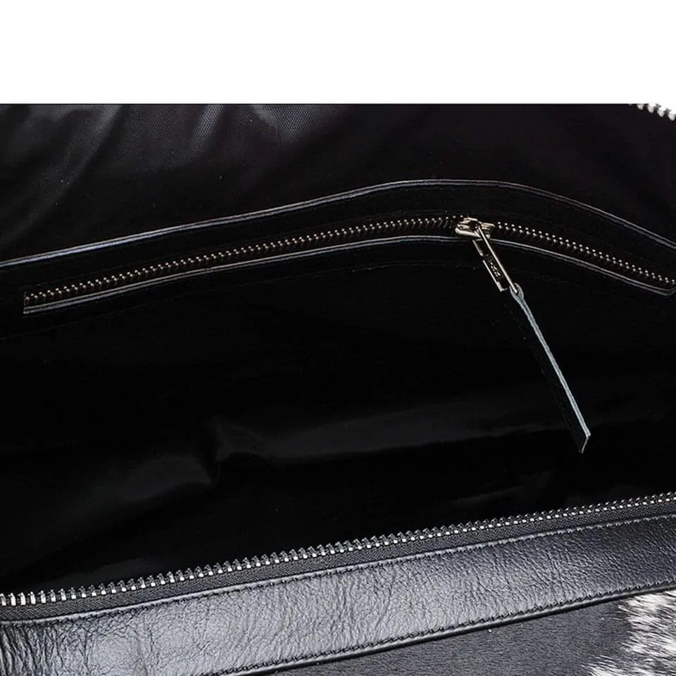 Genuine Cow Leather Duffel Travel Bag