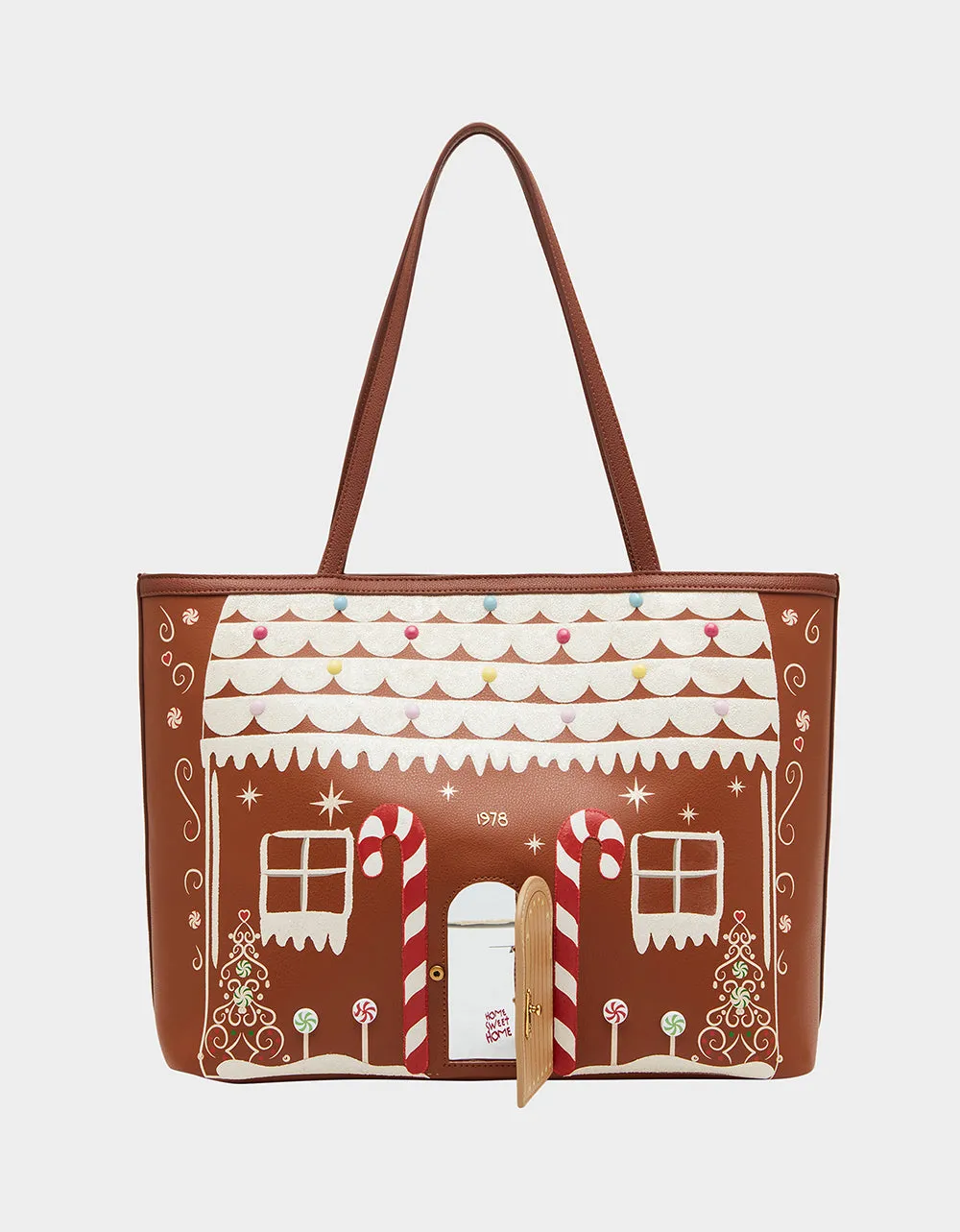 GINGERBREAD TOTE BROWN