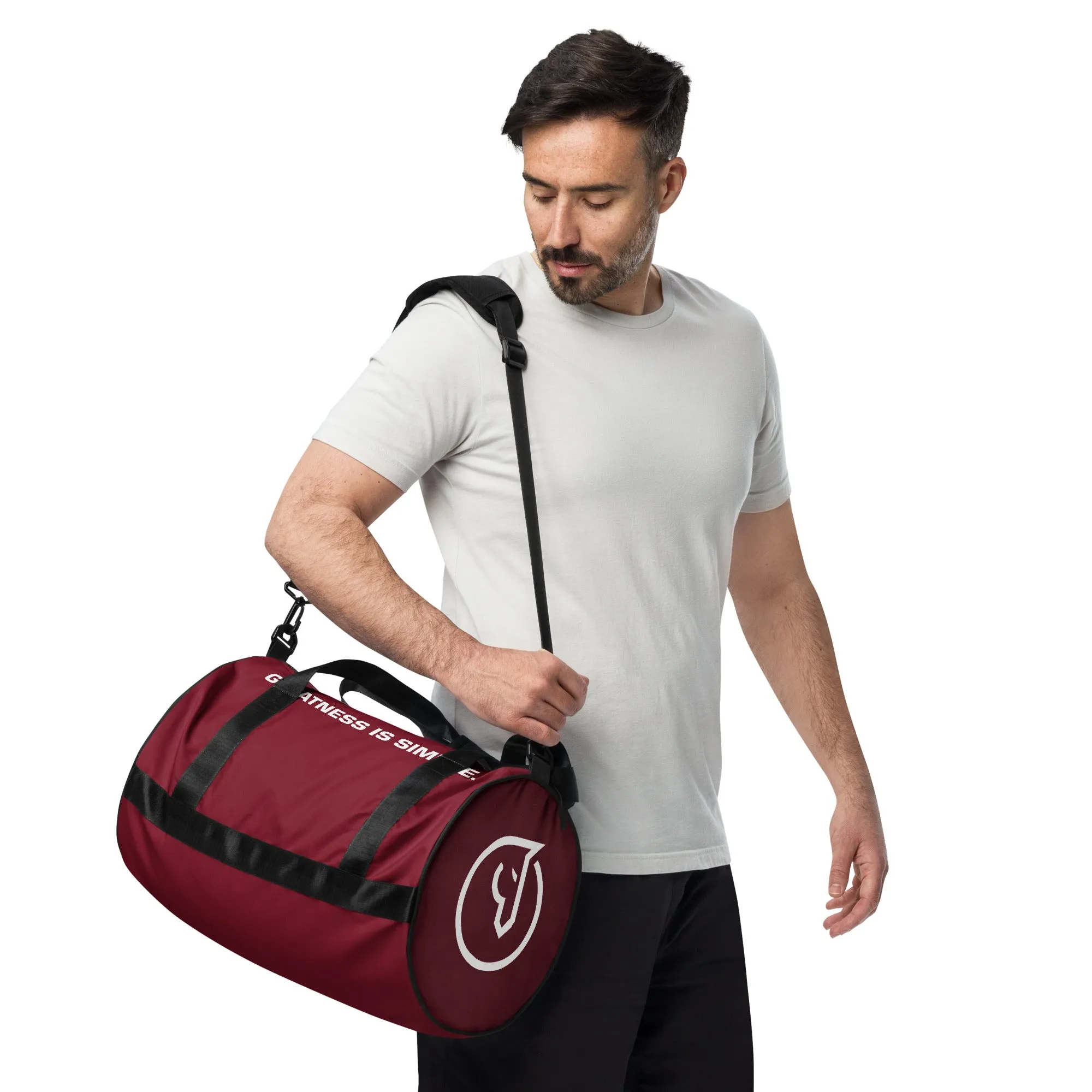 Humble Sportswear™ GIS Burgundy Duffle Bag