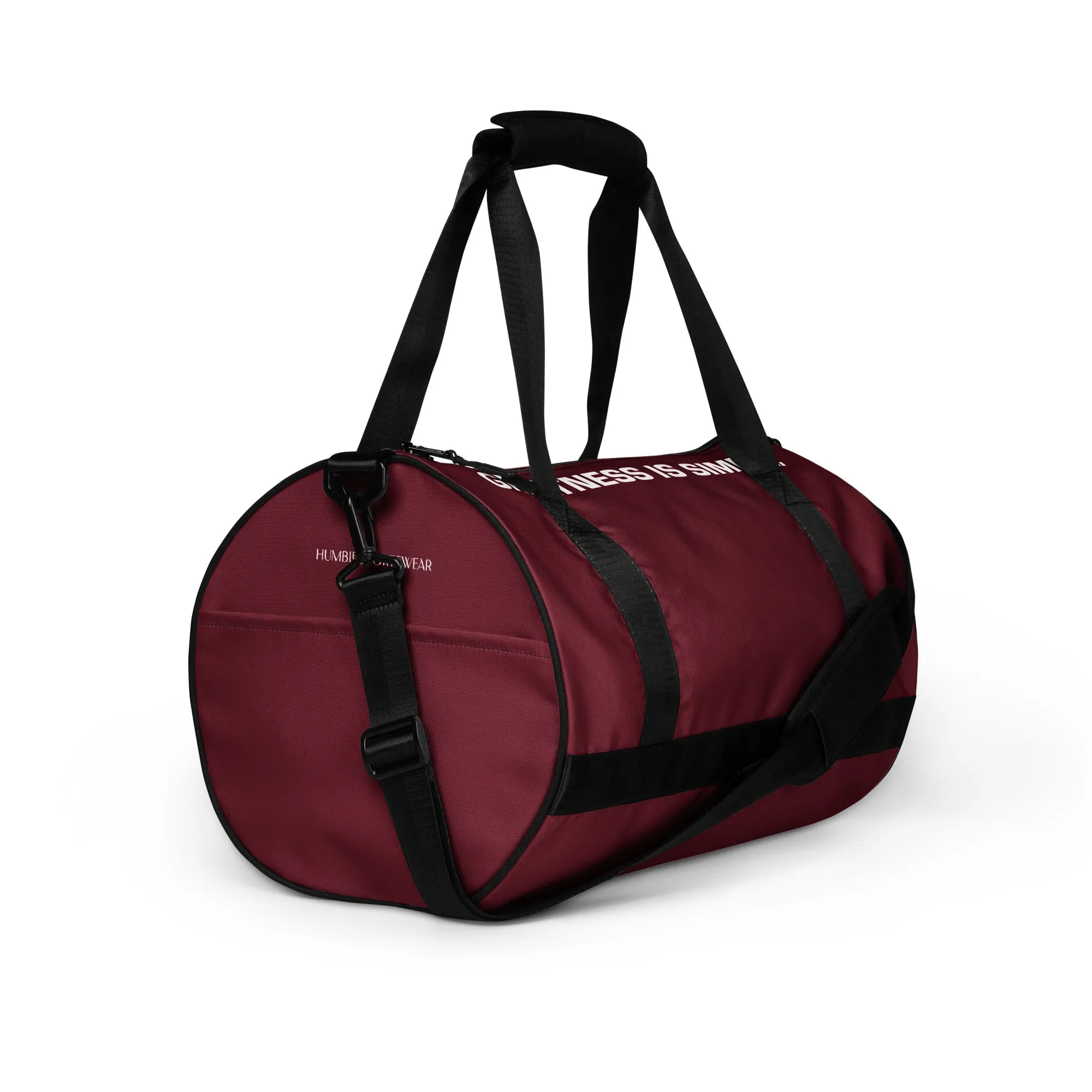 Humble Sportswear™ GIS Burgundy Duffle Bag