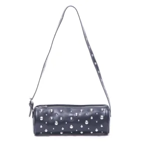 Kelly Florence Black with Silver Studs Bag