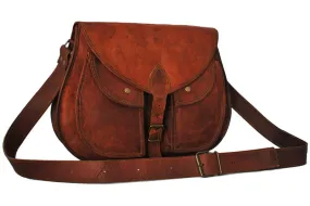 Ladies Leather Messenger Bag