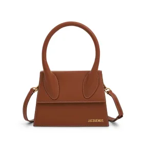 Le Grand Chiquito Leather Bag in Light Brown