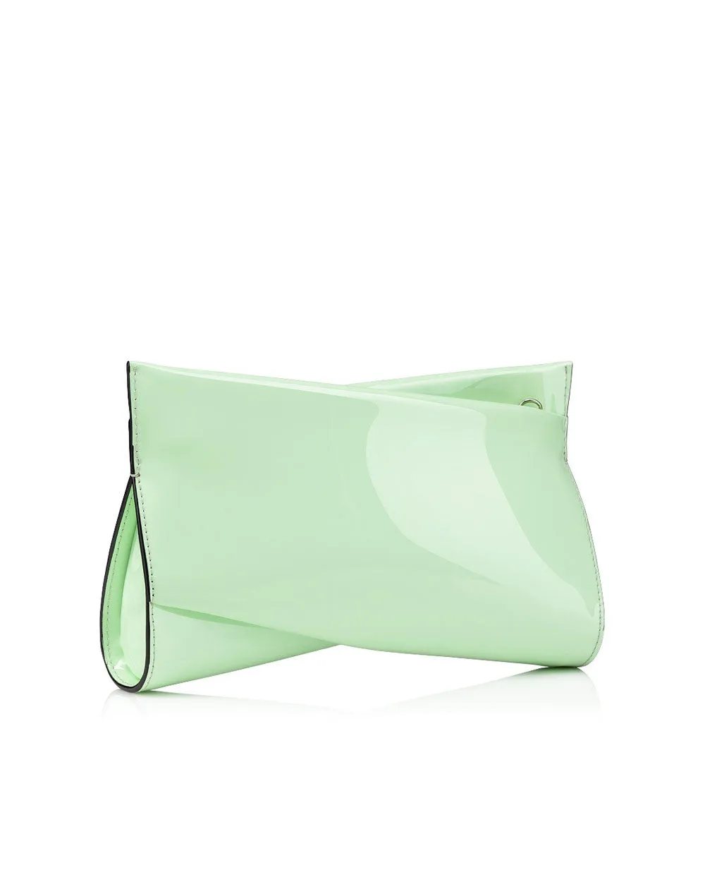 Loubitwist Clutch in Studio Green