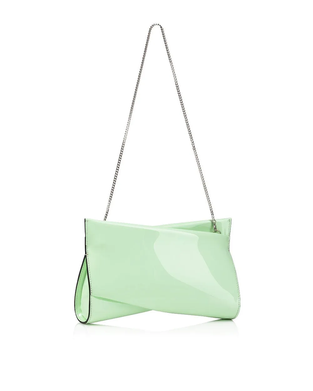 Loubitwist Clutch in Studio Green