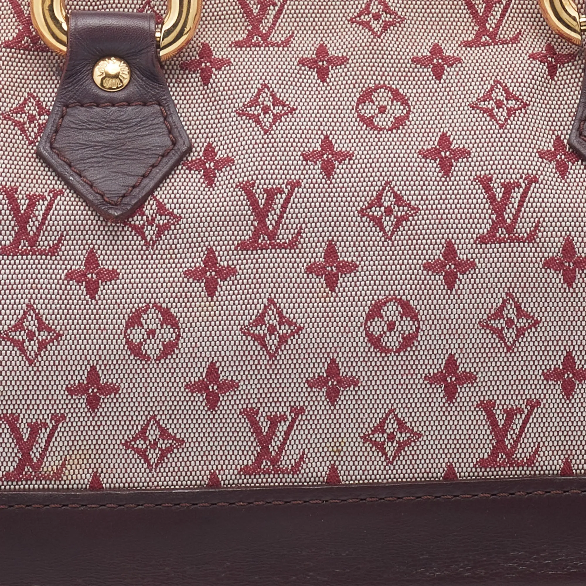 Louis Vuitton Cherry Monogram Mini Lin Horizontal Alma Bag