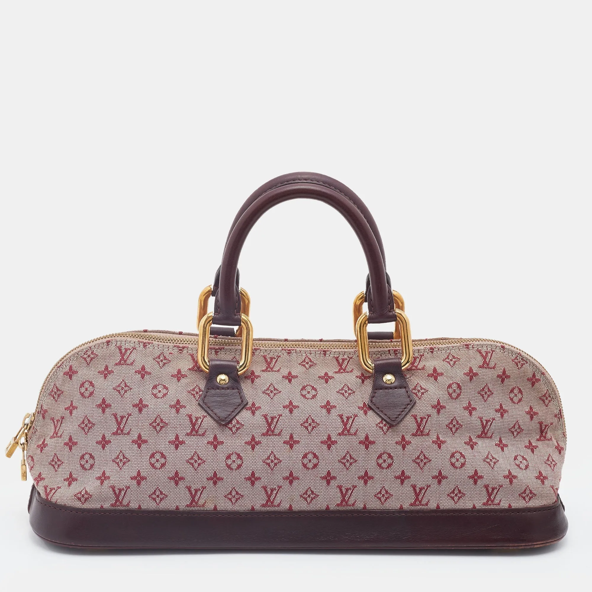 Louis Vuitton Cherry Monogram Mini Lin Horizontal Alma Bag