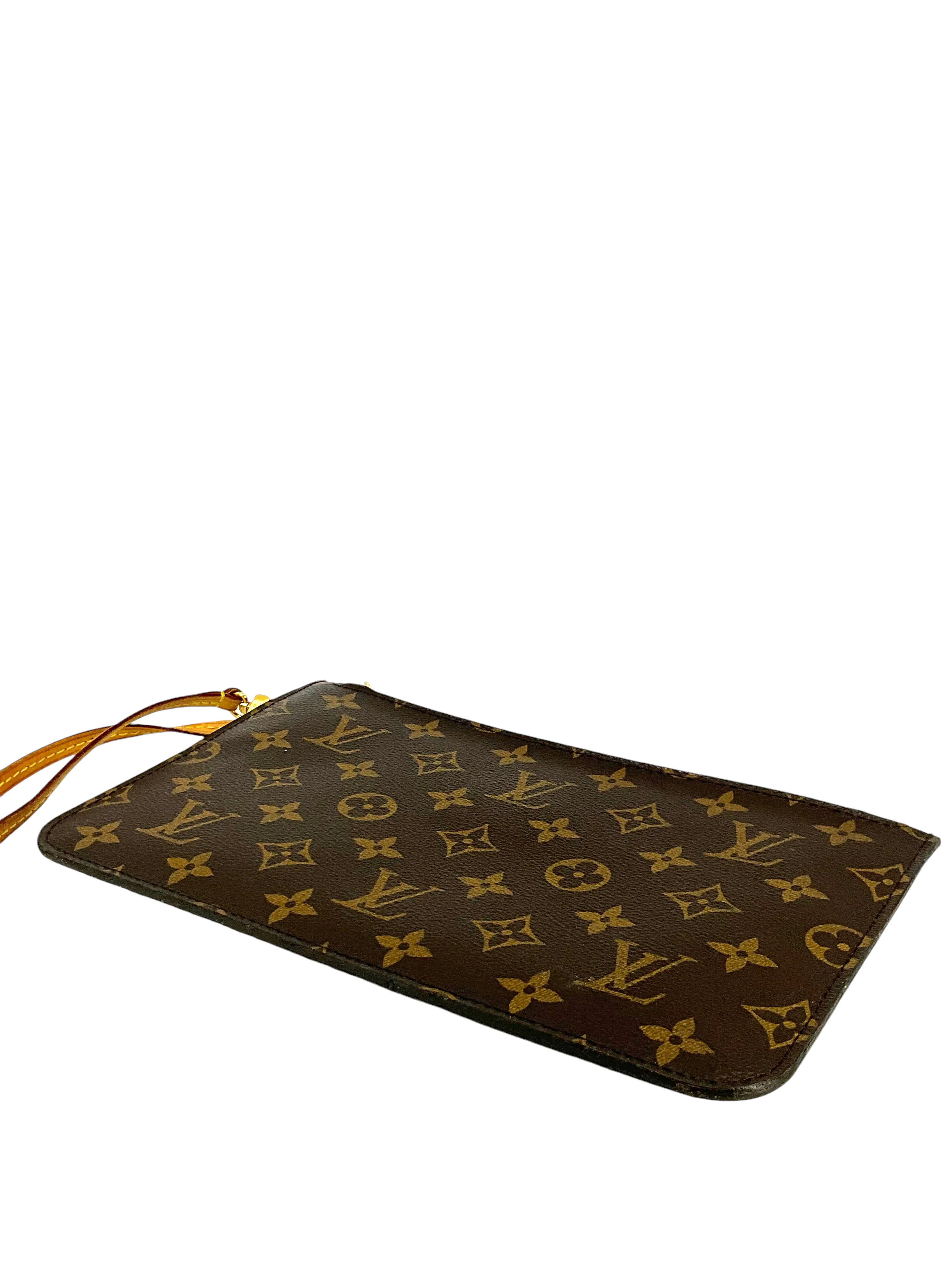 LOUIS VUITTON Monogram Neverfull MM Pochette Wristlet