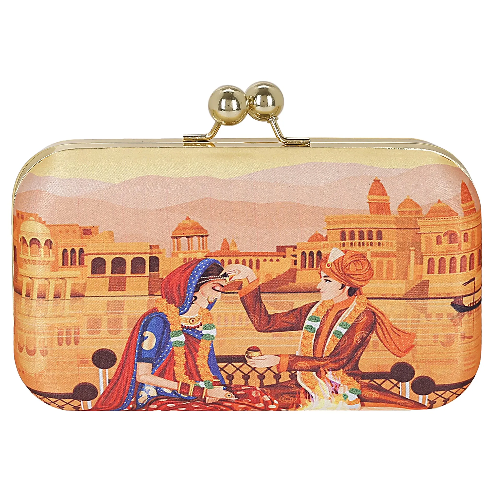 MaFs Printed Beautiful Clutches for Women (Multicolour)