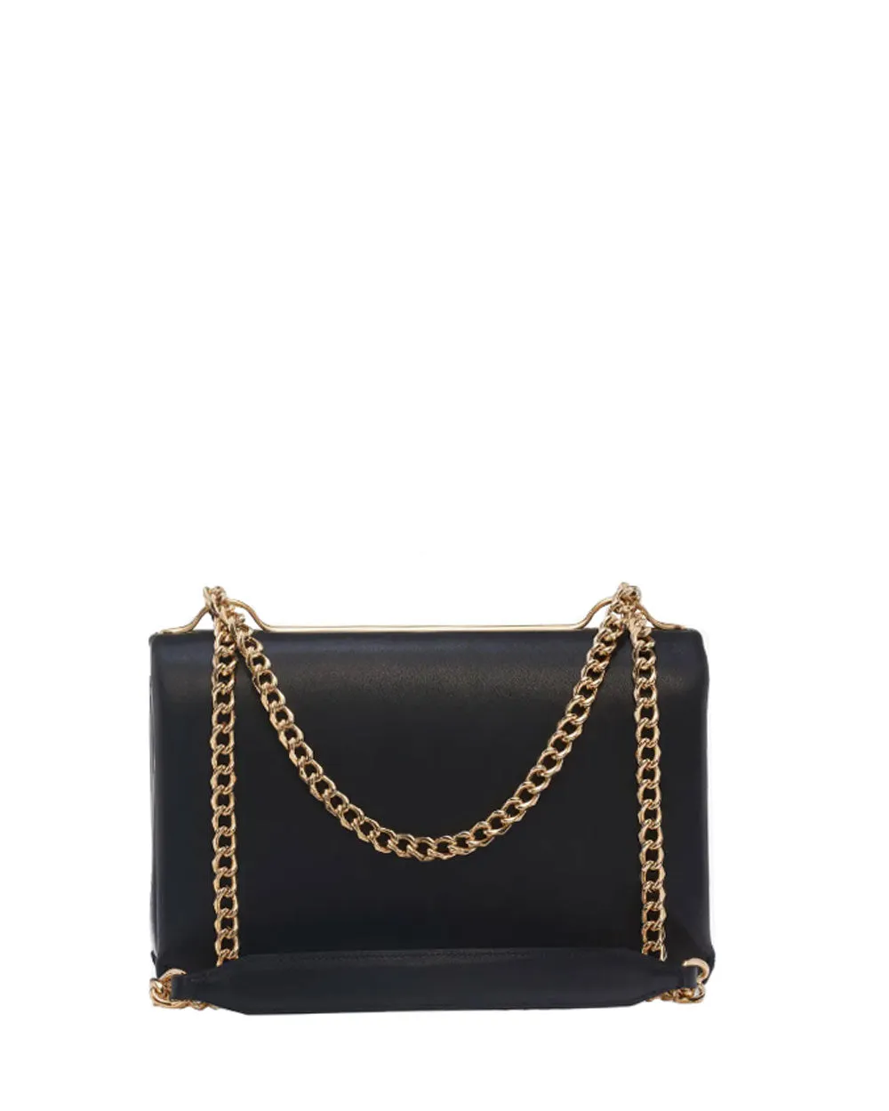 Medium VLock Logo Shoulder Bag in Nero