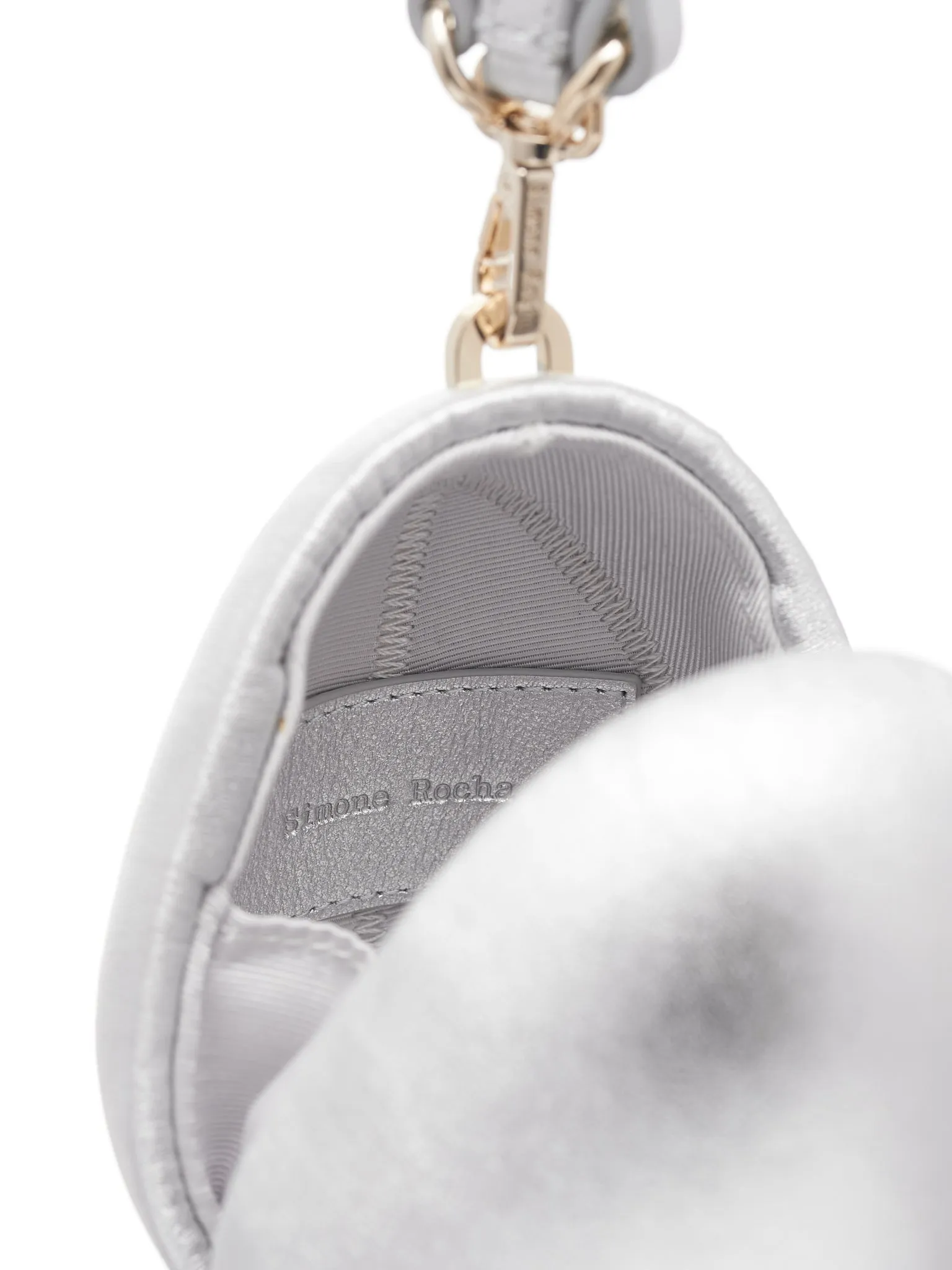 Metallic Nano Egg Bag (BAG110-0777-SILVER)