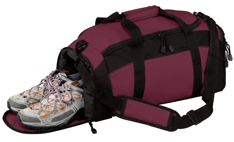 Polyester Gym Bag With Zippered Pockets