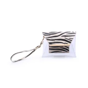 Reese Zebra Wristlet