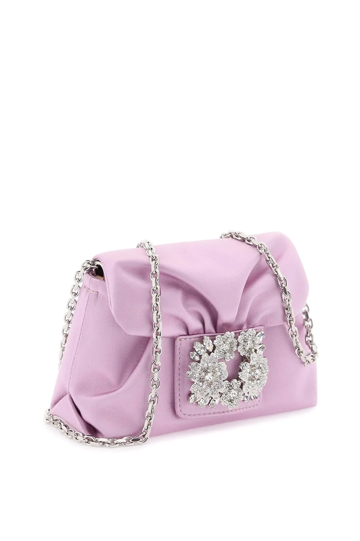 Roger vivier buckle rv bouquet strass mini bag