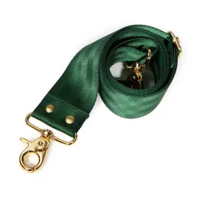 Satin Webbing Cross Body/Shoulder Strap- Hunter Green