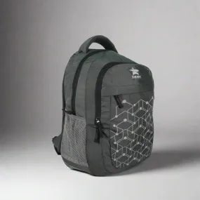 SIRIUS Laptop  LTP 03 Backpack  geometric print Grey & Black