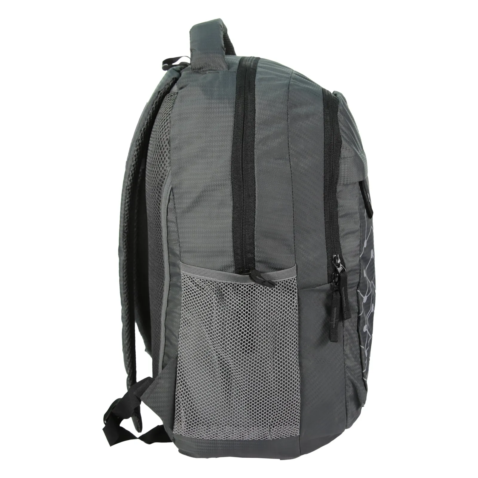 SIRIUS Laptop  LTP 03 Backpack  geometric print Grey & Black