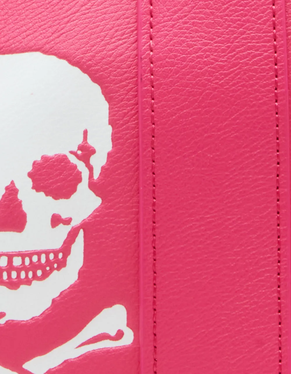 SKULLY DEBOSS MINI TOTE PINK