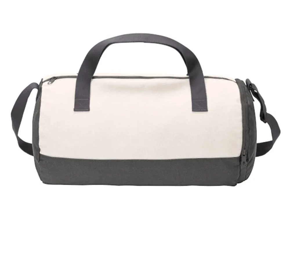 Stylish Cotton Barrel Duffel / Gym Bag