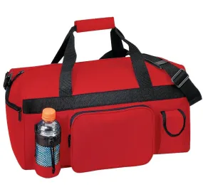 Stylish Wholesale Duffle Bag with Heavy Vinyl Backing (CLOSEOUT)