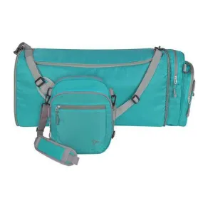 Travelon Convertible 2-in-1 Crossbody Duffel, Aqua