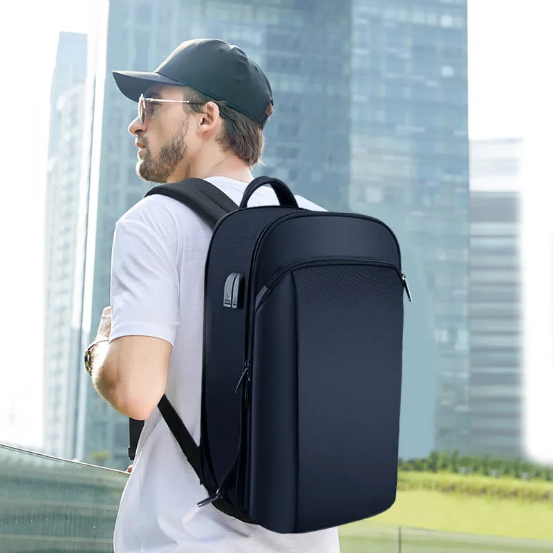 Ultra Slim Laptop Backpack for Men Expandable 15.6 inch Backpack Waterproof College Backpack Travel Laptop Backpack for Men