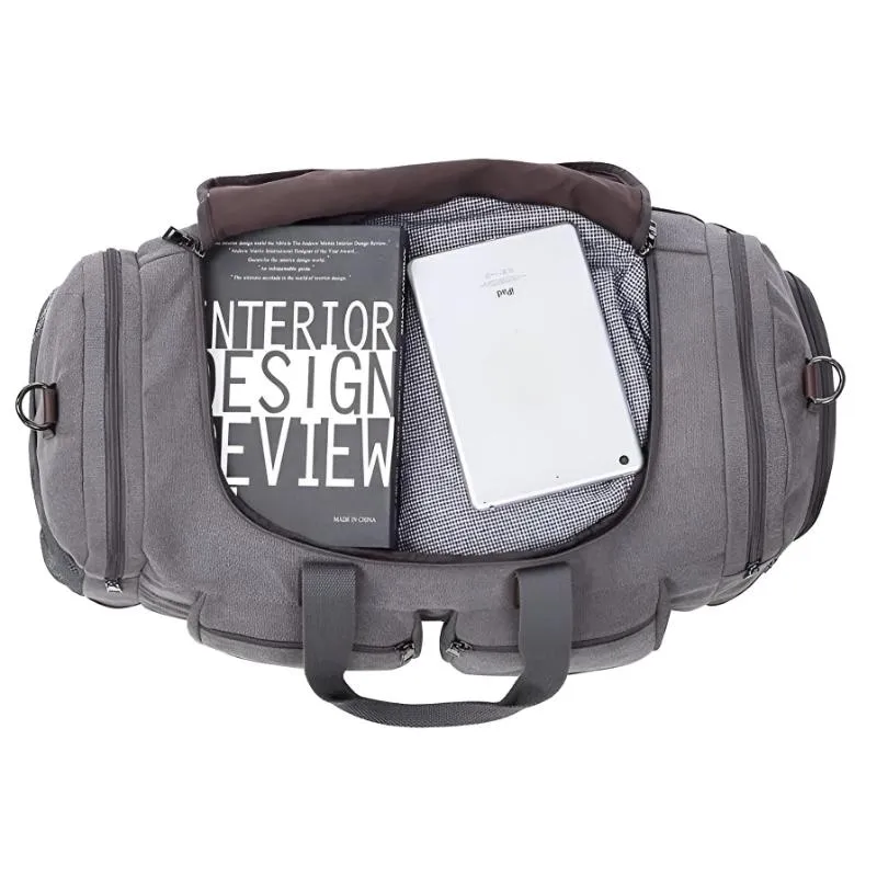 Versatile Duffle Bag With Shoe Compartment