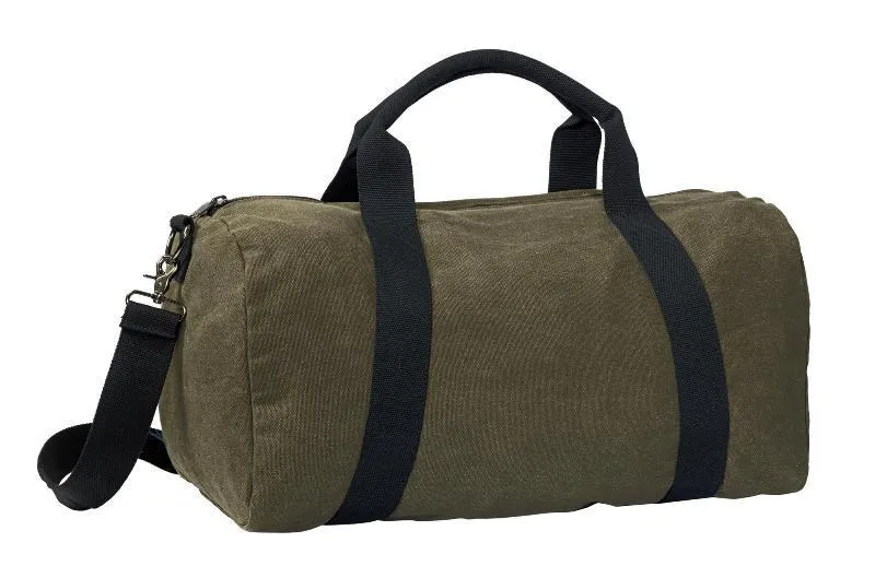 Weekender Washed Cotton Canvas Duffel Bag