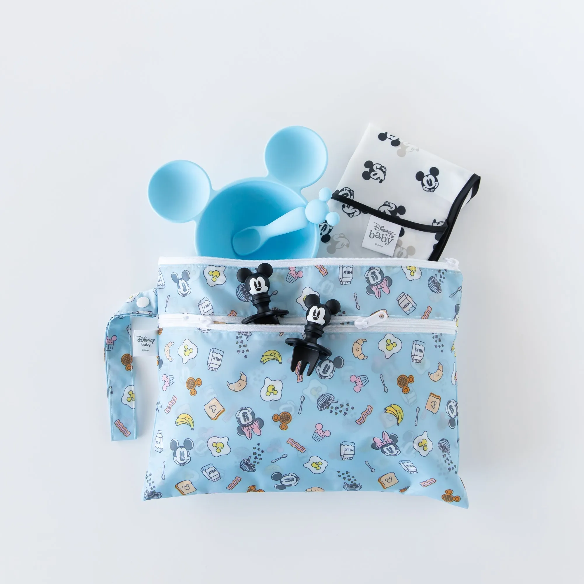 Wet/Dry Clutch: Mickey   Minnie Sunny Side Up