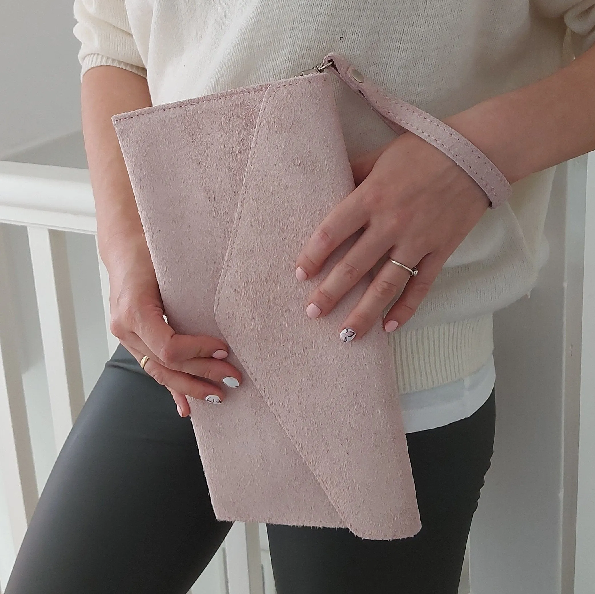 White Envelope Clutch Bag