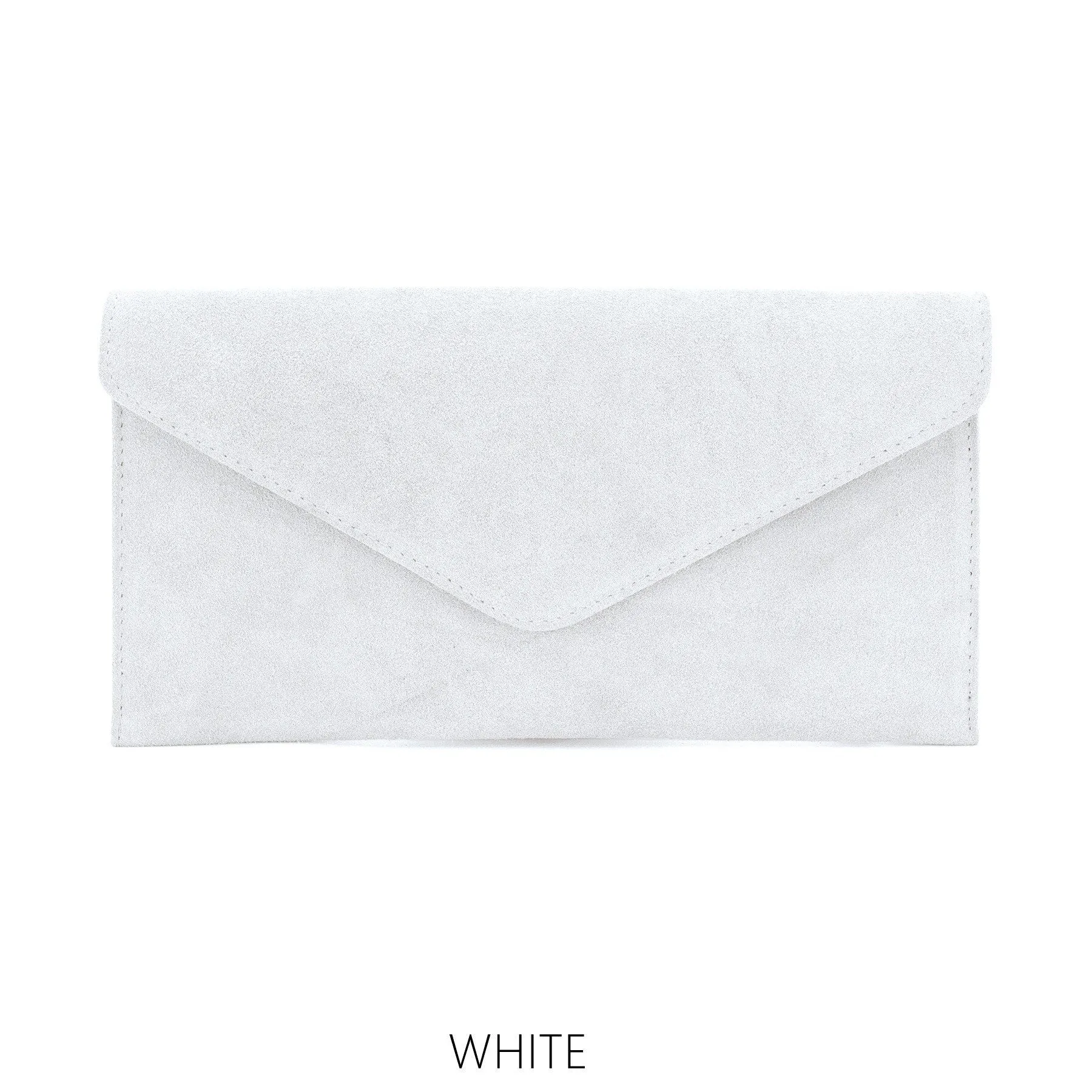 White Envelope Clutch Bag