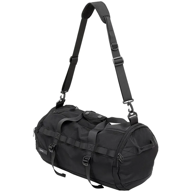 Women's Classic Large Capacity Barrel Sports Gym Duffel Bag