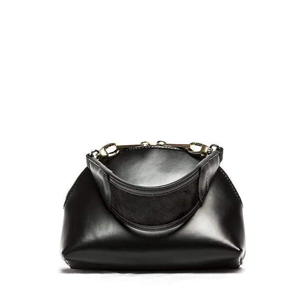 X Nihilo Stella Leather Clutch Pouch Black